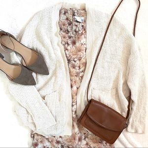 Madewell Chunky Sweater Cardigan